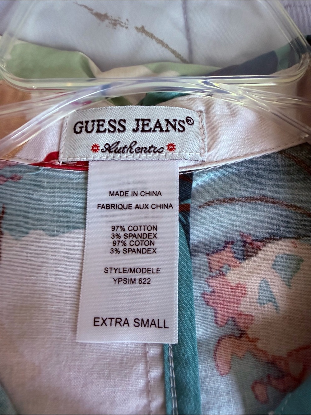 VTG Guess Jeans Authentic Cap-Sleeve Fit & Flare Floral Dress (with pockets!) - Picture 4 of 7